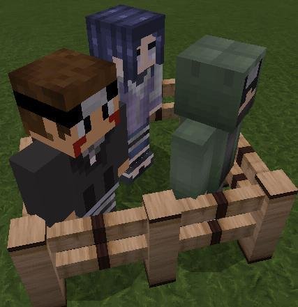 Команда Куренай - Киба, Хината и Шино