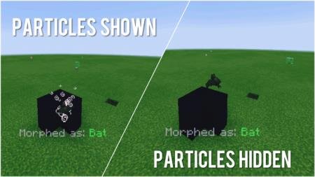 Частицы, исходящие от перевоплотившегося игрока