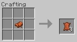 Разложение седла на три куска кожи