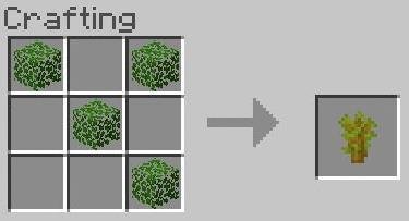 Рецепт крафта саженца