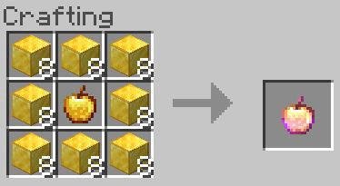 Рецепт крафта зачарованного яблока