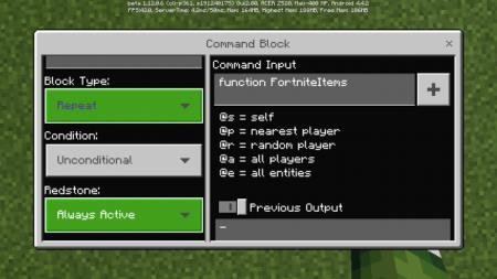 предметы из фортнайт мод