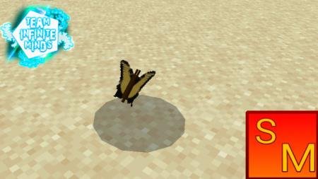 бабочки мод майнкрафт