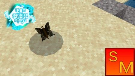 бабочки в режиме выживания мод