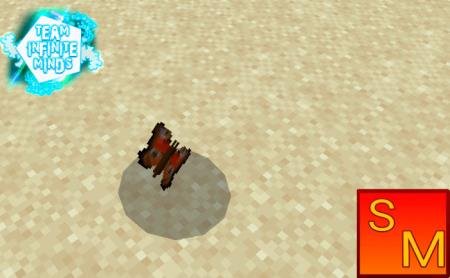 бабочки в режиме выживания майнкарфт