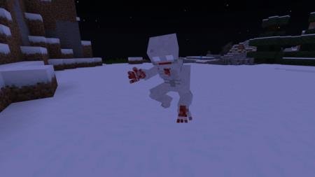 Гуманоид SCP-096 поедает останки своей жертвы