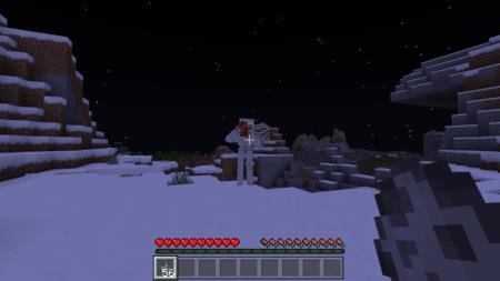 Игрок стоит перед гуманоидом SCP-096