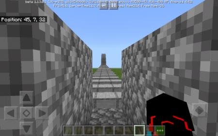 Игрок на карте для теста скорости