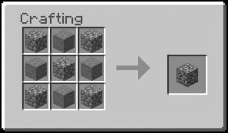 Рецепт крафта сжатого камня