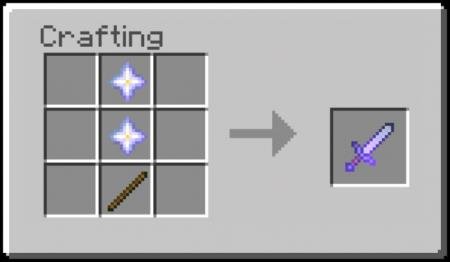 Рецепт крафта меча из звезды Нижнего мира