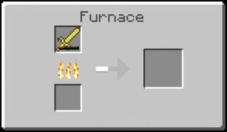 Переплавка золотого меча в самородок