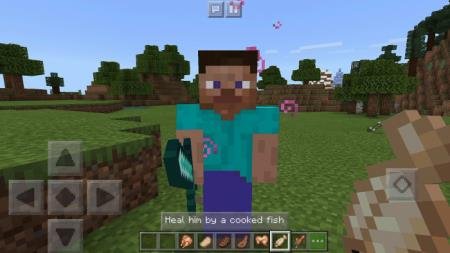 Восстановление здоровья Стива с помощью кормления рыбой