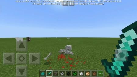 Анимация смерти скелета