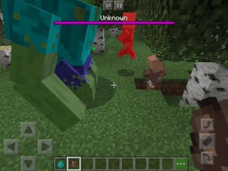 Зомби-мутант атакует деревенских жителей