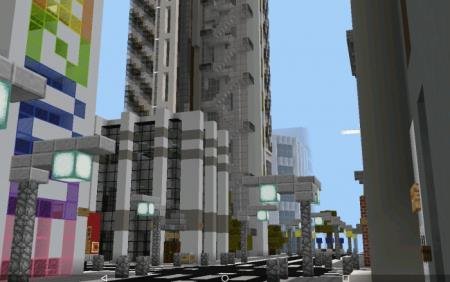 футскрэй огромный город в майнкрафт