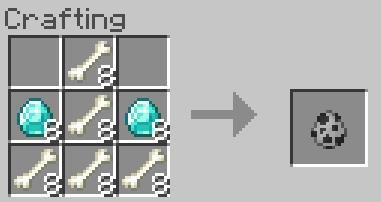 Рецепт крафта яйца спауна скелета