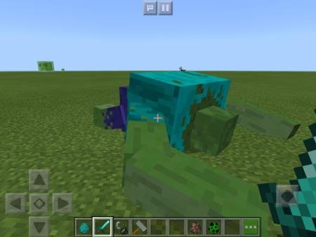 Поверженный зомби-мутант, который может воскреститься