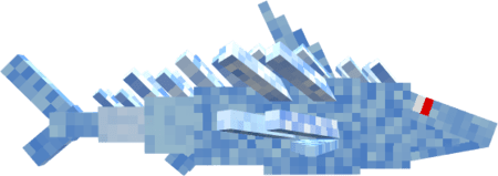 Красивая и в то же время жуткая ледяная акула