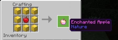 Рецепт крафта зачарованного яблока