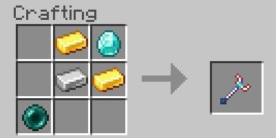 Рецепт крафта нового предмета - поглотитель сущности, используемого для превращения