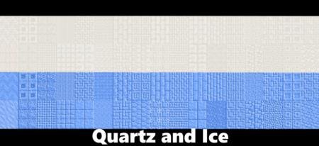 Кварц и лёд с красивой обработкой