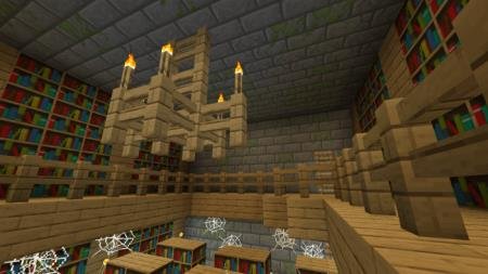 библиотека в майнкрафт