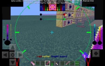 Экран игрока при ношении тыквы на голове