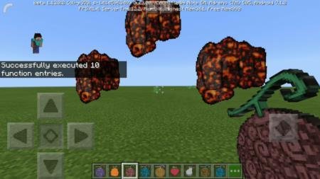 Использование великого извержения, которое бьёт врага магмовым кулаком