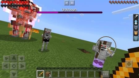 Миньоны-скелеты, призванные роботом из командных блоков