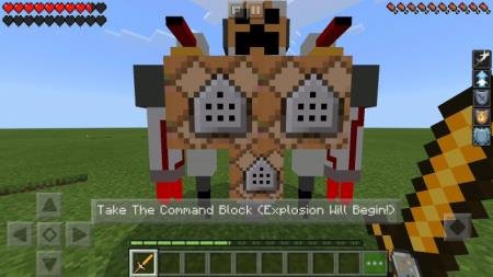 Использование командного блока робота