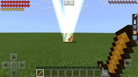 Процесс появления робота из командных блоков