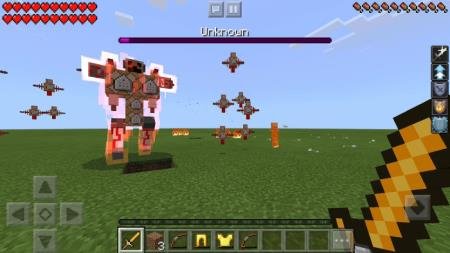 Атака робота из командных блоков ракетными снарядми