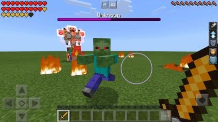 Призванный зомби-миньон робота из командных блоков