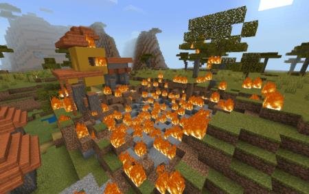 Последствия взрыва заряженного крипера