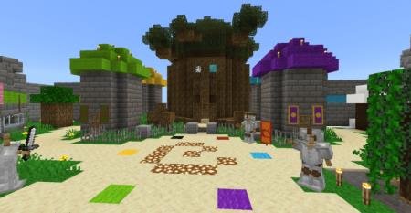 город волшебников  майнкрафт