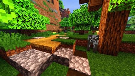 особняк на лугу майнкрафт