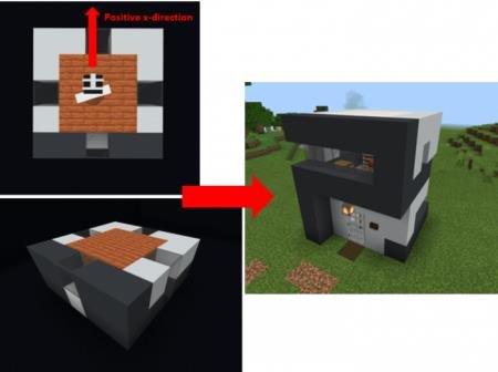 Маленький современный двухъярусный домик