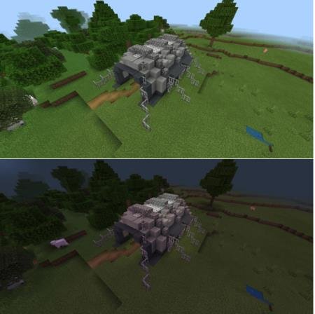 Современный лагерь из камней