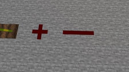 Уровщённый вид редстоуна в игре