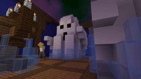 поиск кнопки - хеллоуин майнкрафт