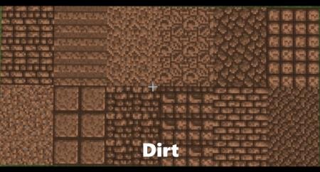 Разнообразные блоки грязи