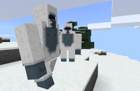 Пара снежных людей