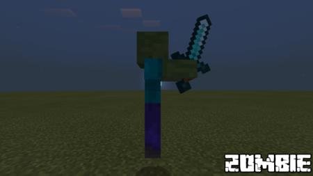 меч в руке зомби