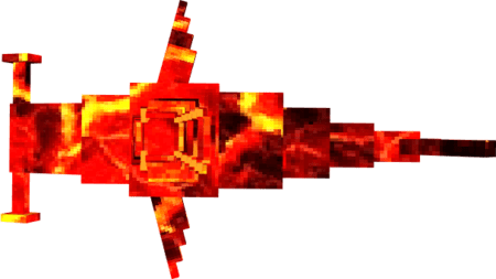 Вид сверху на новое подводное существо - магмовая голова