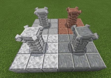 Представление столбов для крафта стихийного оружия