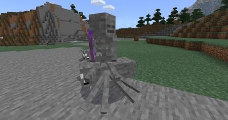 каменный скелет наездник