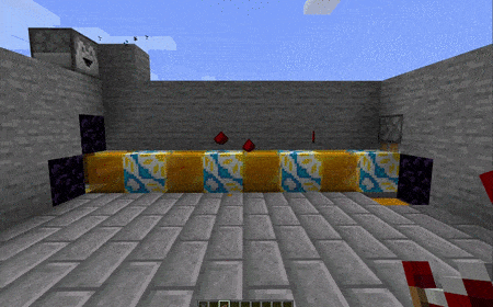 Рабочий конвейер из медовых блоков