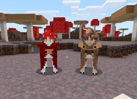 Совершенно новые и интересные модели грибных коров в грибном биоме