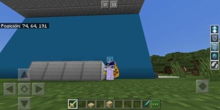 Игрок с мечом зелий в руках, а также представление приобретённых от него эффектов