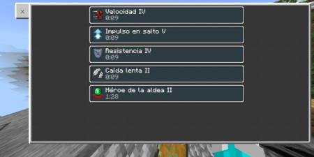 Эффекты игрока, полученные после принятия зелья со странным предметом